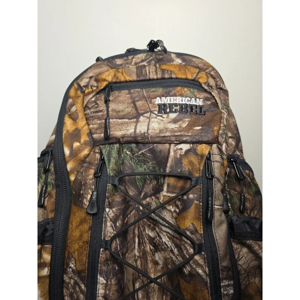 American Rebel Freedom Tactical CCW Conceal Carry Backpack Realtree Camo NWoT